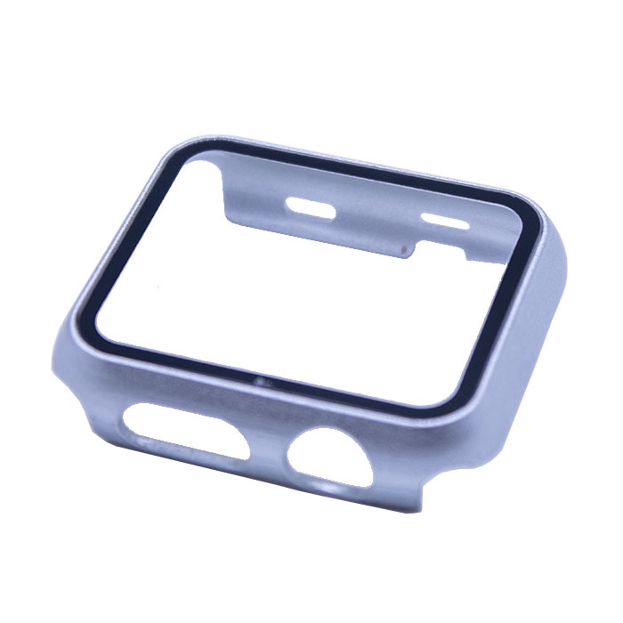 360 Θήκη Ρολογιού με Tempered Glass για Apple Watch 40mm - Χρώμα: Ασημί