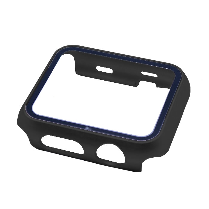 360 Θήκη Ρολογιού με Tempered Glass για Apple Watch 42mm - Χρώμα: Μαύρο
