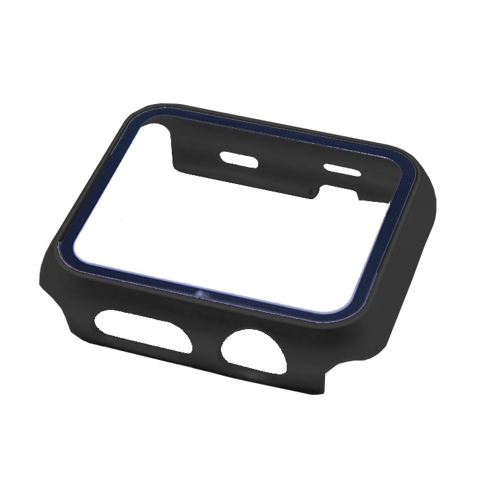 360 Θήκη Ρολογιού με Tempered Glass για Apple Watch 44mm - Χρώμα: Μαύρο