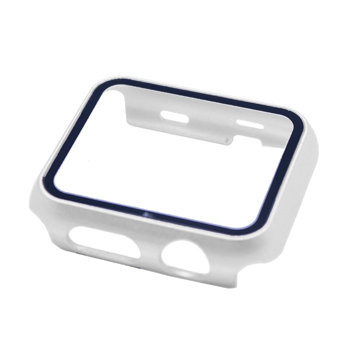 360 Θήκη Ρολογιού με Tempered Glass για Apple Watch 44mm - Χρώμα: Λευκό