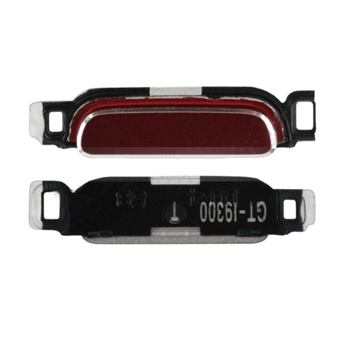 Κεντρικό κουμπί (Home Button) για Samsung Galaxy S3 i9300 -Χρώμα: Κόκκινο
