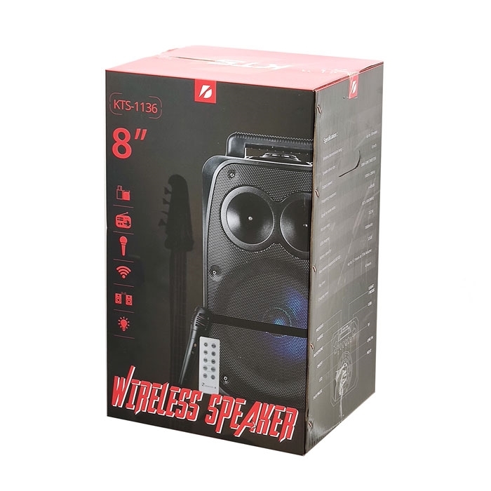 KTS-1136 Bluetooth Φορητό ηχείο - Wireless Portable Speaker