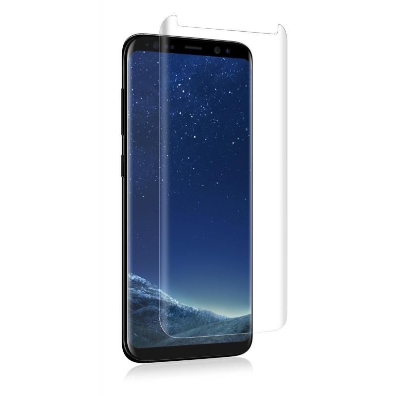 Προστασία Οθόνης Curved Tempered Glass 5D Full Cover Colored Mini Size 0.3mm για Samsung Galaxy G955F S8 Plus- Χρώμα: Διάφανο