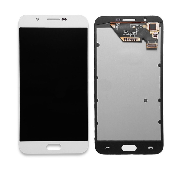 OLED Οθόνη LCD με Μηχανισμό Αφής για Samsung Galaxy A8 2015 A800F / A8000 - Χρώμα: Λευκό