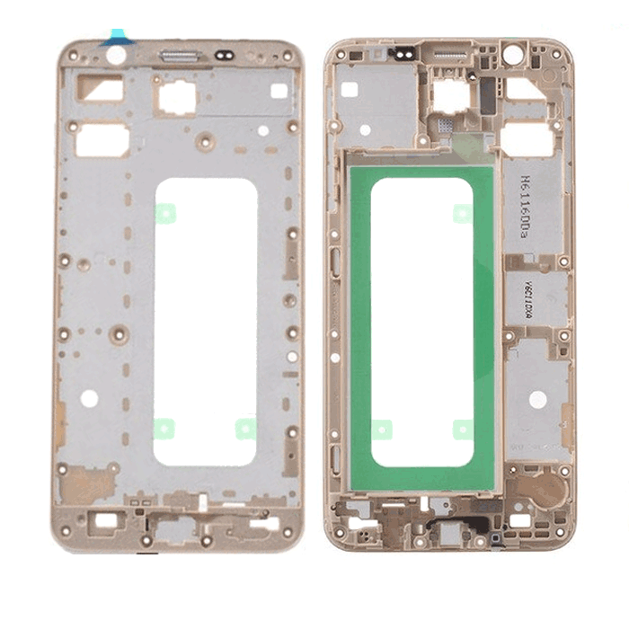 Μπροστινό Πλαίσιο Οθόνης Front LCD Frame για Samsung Galaxy J6 Prime G610f - Χρώμα: Χρυσό
