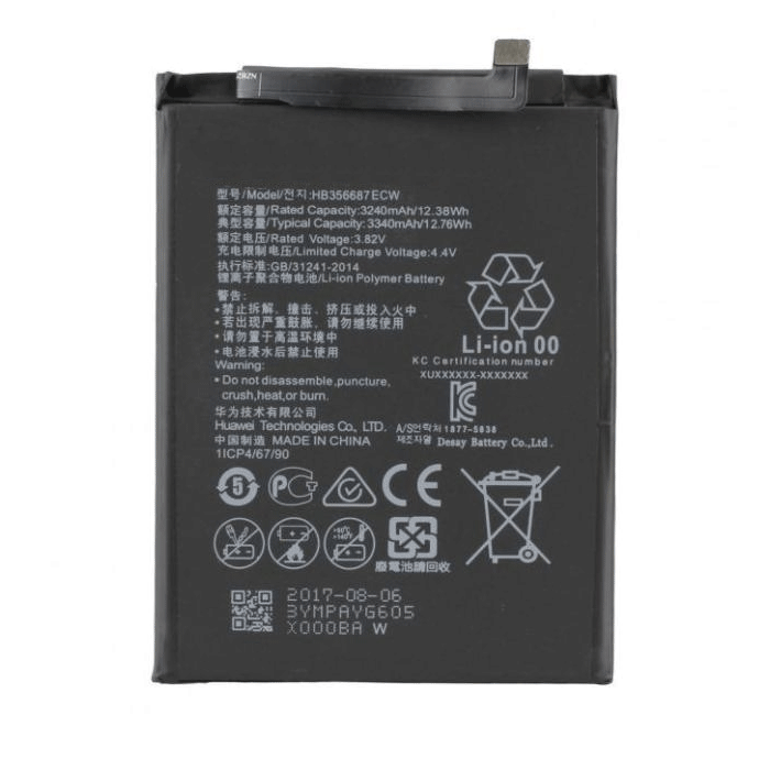 Μπαταρία Συμβατή με Huawei HB356687ECW για Huawei Honor 7X Mate 10 Lite- 3340 mAh