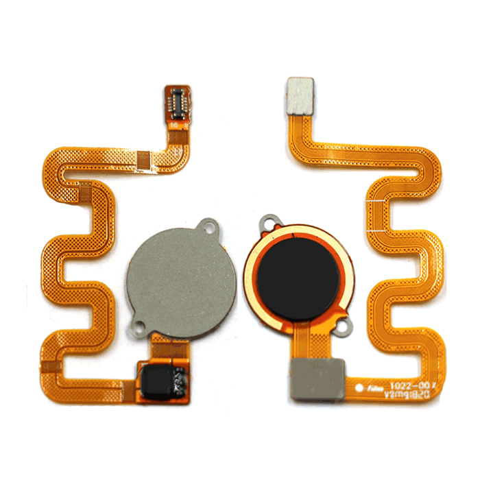 Κεντρικό Κουμπί / Home Button Flex για Xiaomi Mi A2 Lite - Χρώμα: Μαύρο