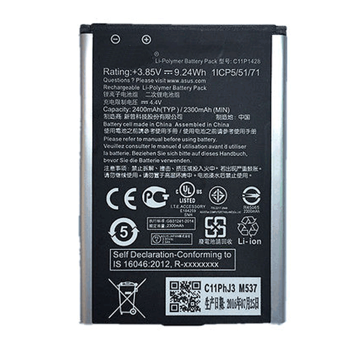 Μπαταρία Συμβασή με Asus C11P1428 για Zenfone2 Laser ZE500KL ZE500KG 2400 mAh