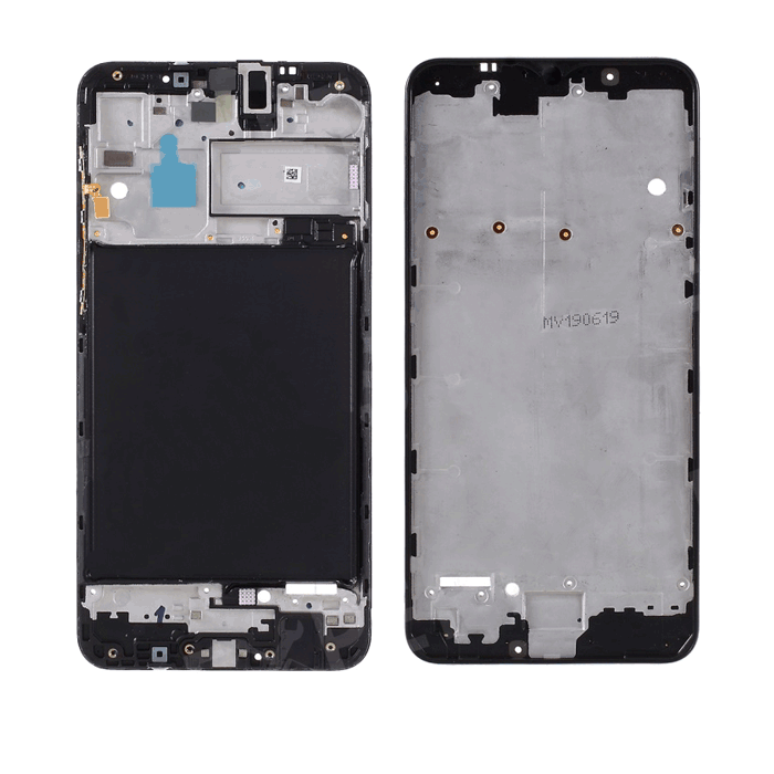 Μπροστινό Πλαίσιο Οθόνης Front LCD Frame για Samsung Galaxy Α10 A105F - Χρώμα: Μαύρο