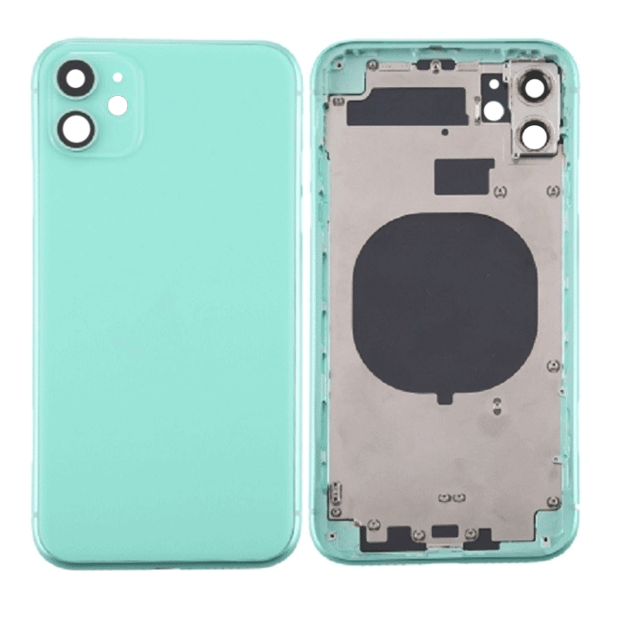 Πίσω Καπάκι με Πλαίσιο (housing) για iPhone 11 - Χρώμα: Πράσινο