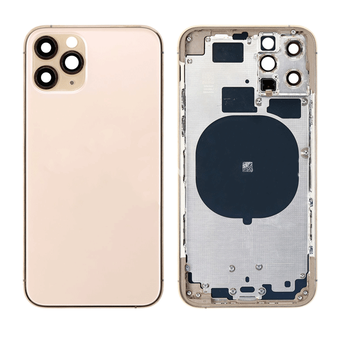Πίσω Καπάκι με Πλαίσιο (Housing) για iPhone 11 Pro Max - Χρώμα: Χρυσό