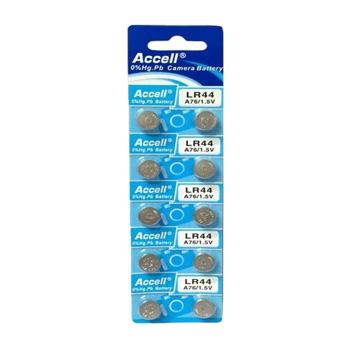 Αλκαλική Μπαταρία T&E AG13/357A/CX44/LR44W 1.55V (10 τεμ.)