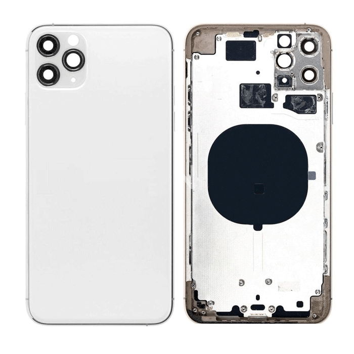 Πίσω Καπάκι με Πλαίσιο (Housing) για iPhone 11 Pro Max - Χρώμα: Λεύκο