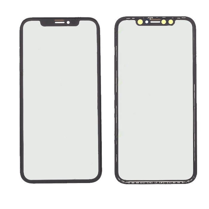 Τζαμάκι οθόνης Lens με OCA και Πλαίσιο για iPhone XR - Χρώμα: Μαύρο