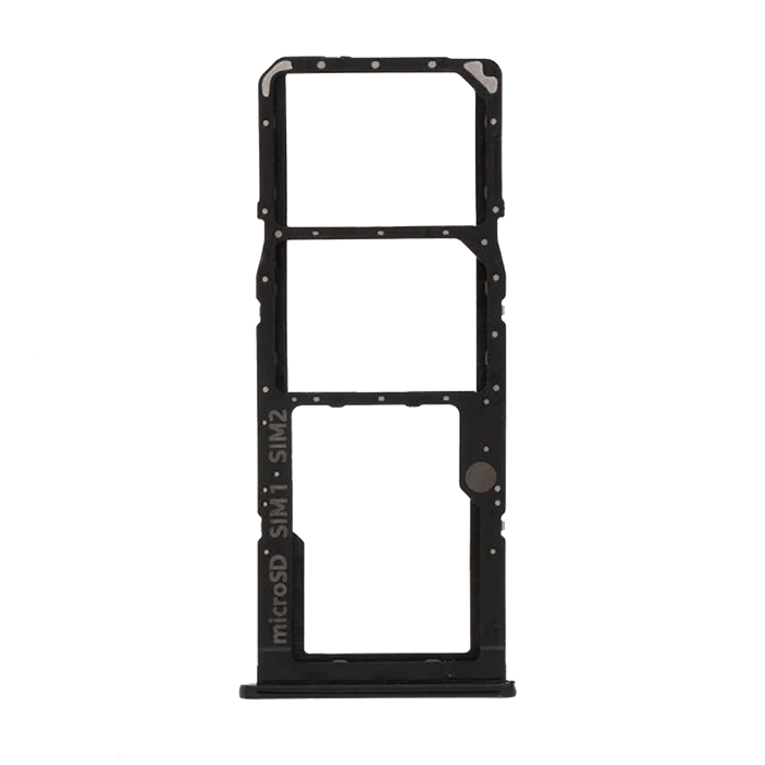 Υποδοχή Κάρτας Dual SIM και SD (SIM Tray) για Samsung Galaxy A71 A715 - Χρώμα: Μαύρο