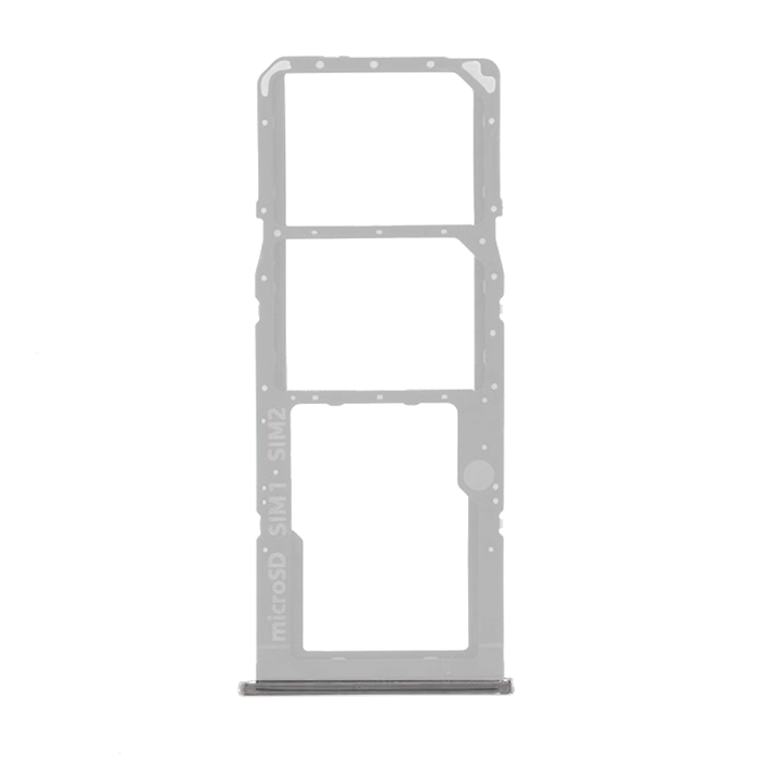 Υποδοχή Κάρτας Dual SIM και SD (SIM Tray) για Samsung Galaxy A71 A715 - Χρώμα: Ασημί