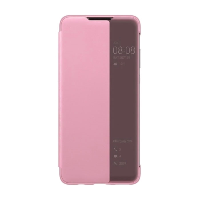 Θήκη Smart View Flip Cover για Xiaomi Redmi Note 8 Pro - Χρώμα: Ροζ