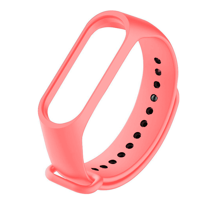 Λουράκι Σιλικόνης για Xiaomi (Mi Band 3/Mi Smart Band 4) - Xρώμα: Κοραλλί