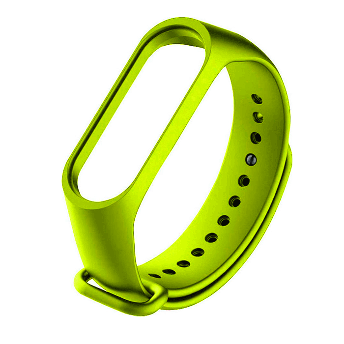 Λουράκι Σιλικόνης για Xiaomi (Mi Band 3/Mi Smart Band 4) - Xρώμα: Λαχανί