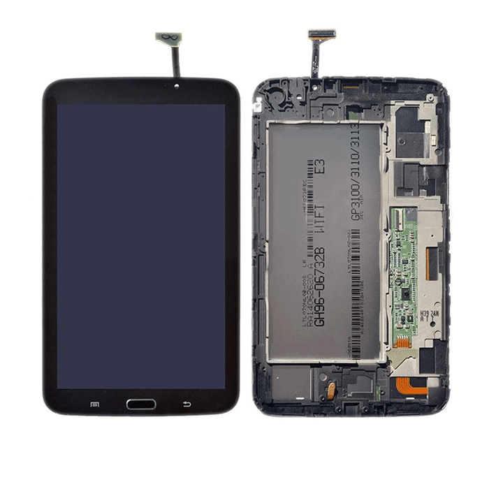Οθόνη LCD με Μηχανισμό Αφής με Πλαίσιο για Samsung Galaxy Tab 3 7.0 T210 - Χρώμα: Μαύρο