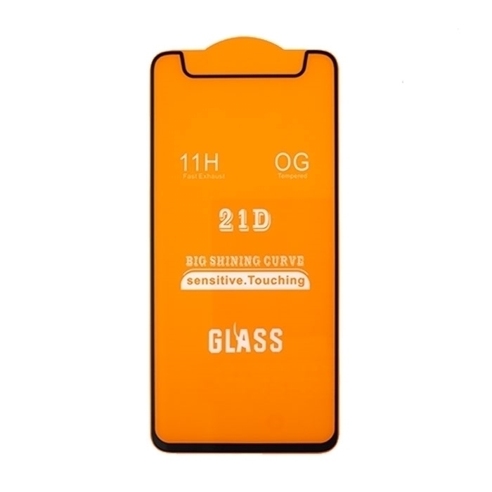Προστασία Οθόνης 21D Full Face Tempered Glass για Universal 6.3 inches - Χρώμα: Μαύρο