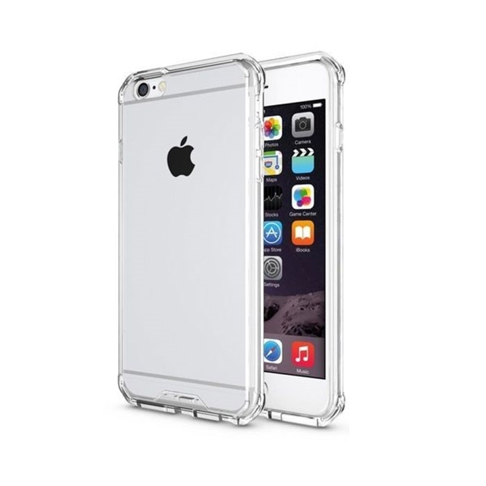 Θήκη Πλάτης Σιλικόνης 0.5mm για Apple iPhone 6 Plus/6S Plus - Χρώμα: Διάφανο