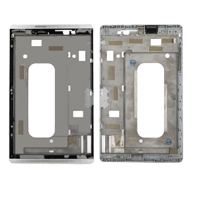 Μπροστινό Πλαίσιο Οθόνης Front LCD Frame για HP Slate 7 VoiceTab - Χρώμα: Ασημί