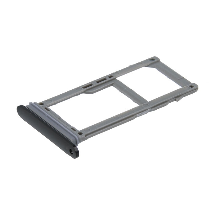 Υποδοχή Κάρτας SIM2 και SD (SIM Tray) για Samsung Galaxy A8 2018 A530F / A8 Plus A730F GH98-42519B - Χρώμα: Μαύρο