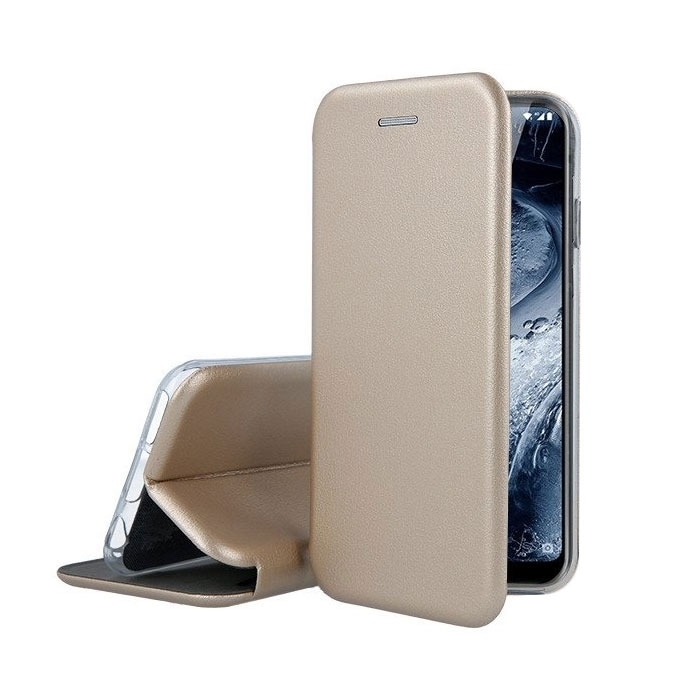 OEM Θήκη Βιβλίο Smart Magnet Elegance Book για Apple iPhone 7 / 8 / SE 2020 - Χρώμα: Χρυσό