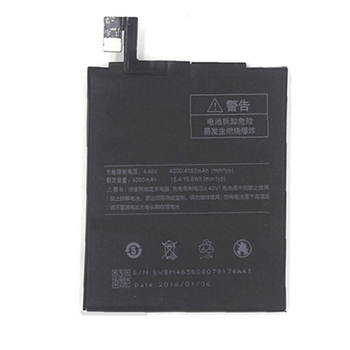 Μπαταρία Συμβατή με Xiaomi Redmi Note 3 - 4000 mAh