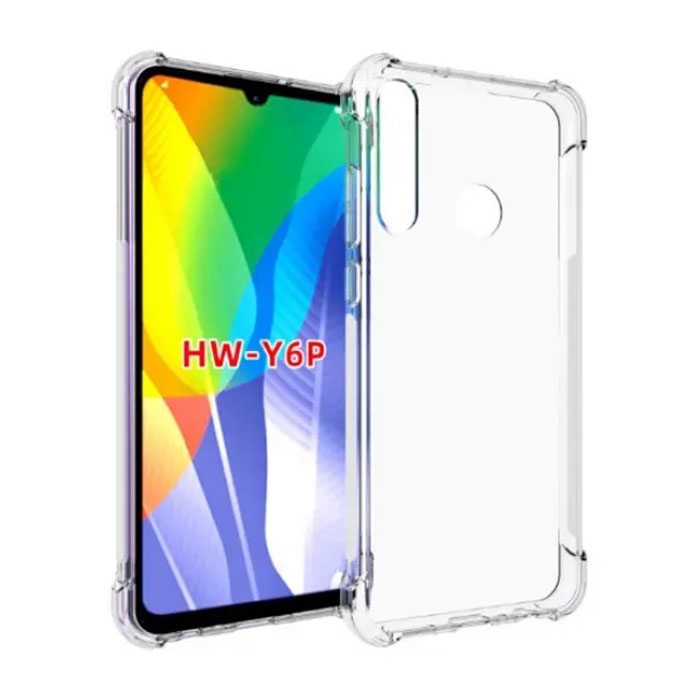 Θήκη Πλάτης Σιλικόνης Anti Shock 1.5mm για Huawei Y6P- Χρώμα: Διάφανο