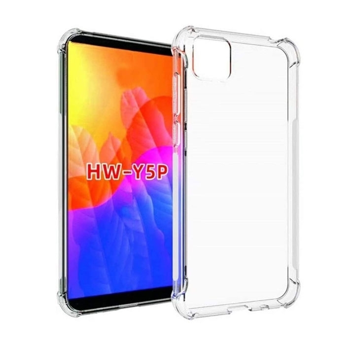 Θήκη Πλάτης Σιλικόνης Anti Shock 1.5mm για Huawei Y5P- Χρώμα: Διάφανο