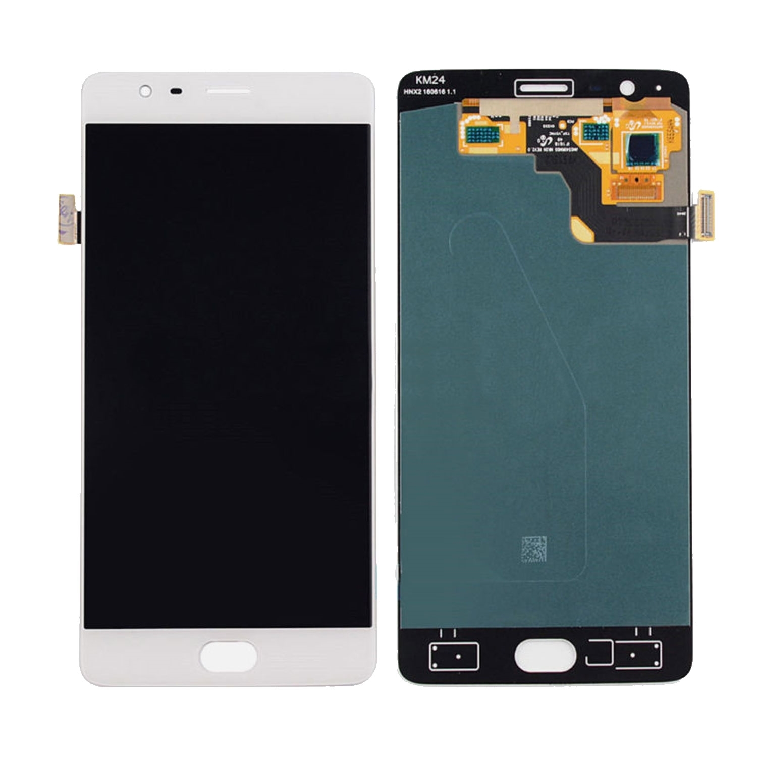 OEM Οθόνη LCD με Μηχανισμό Αφής για Oneplus 3 / 3T - Χρώμα: Λευκό