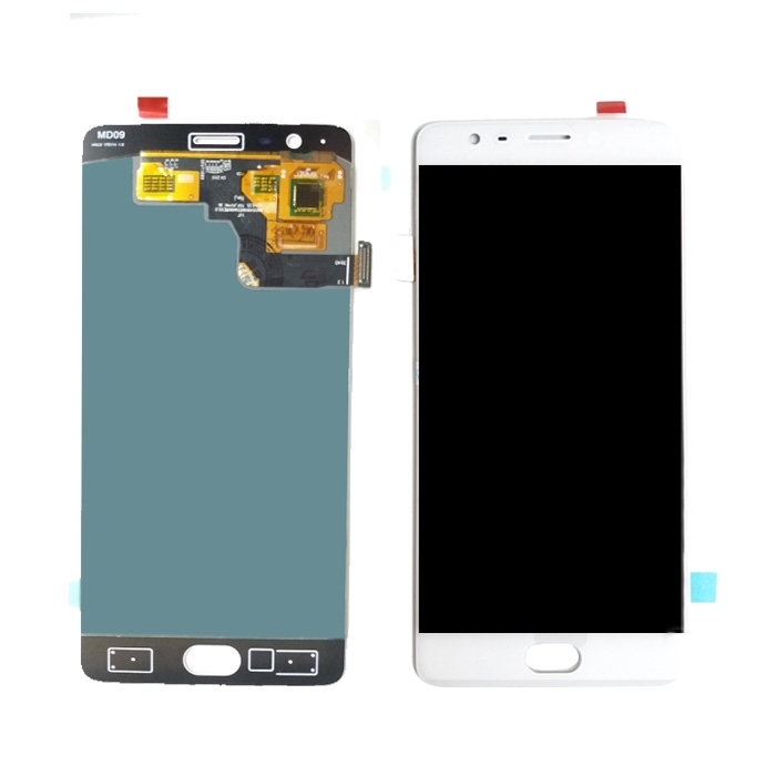 OLED Οθόνη LCD με Μηχανισμό Αφής για Oneplus 5T A5010 - Χρώμα: Λευκό