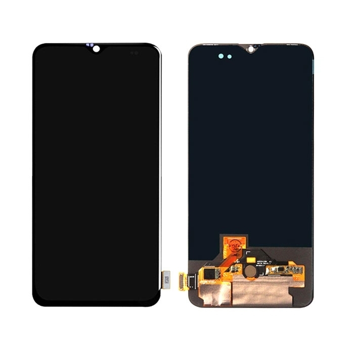 Refurbished OCG Org Change glass Οθόνη LCD με Μηχανισμό Αφής για OnePlus 6T - Χρώμα: Μαύρο