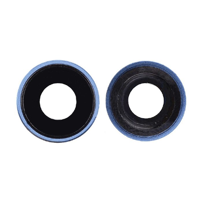 Τζαμάκι Κάμερας με Πλαίσιο / Camera lense with Frame για Apple iPhone XR - Χρώμα: Γαλάζιο