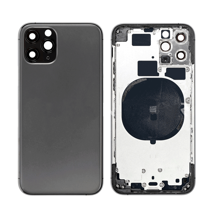 Πίσω Καπάκι με Πλαίσιο (HOUSING) για iPhone 11 Pro - Χρώμα: Μαύρο