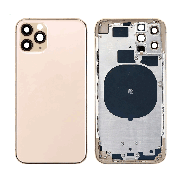 Πίσω Καπάκι με Πλαίσιο (HOUSING) για iPhone 11 Pro - Χρώμα: Χρυσό