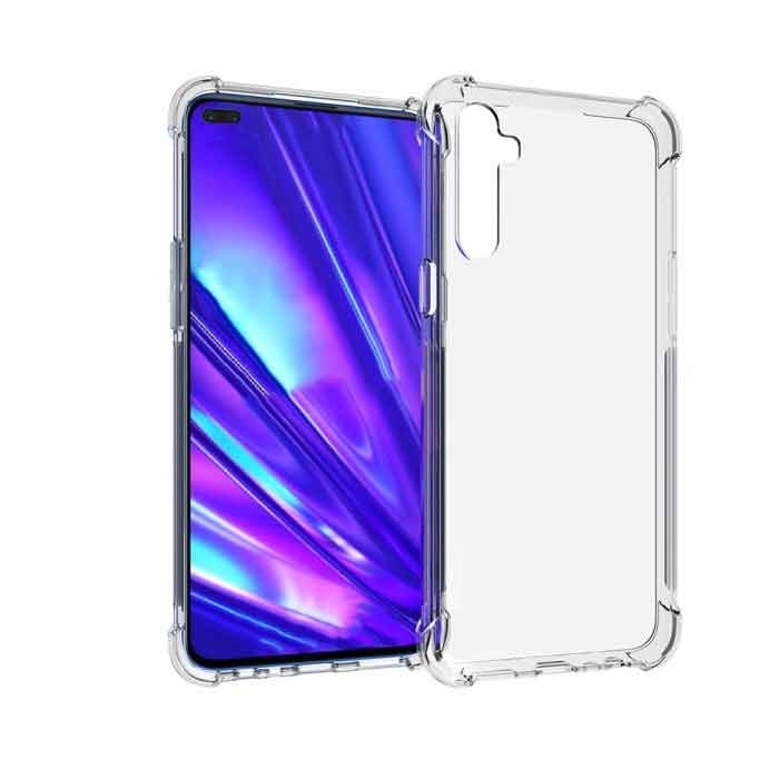 Θήκη Πλάτης Σιλικόνης Anti Shock 1.5mm για Realme 6 Pro - Χρώμα: Διάφανο