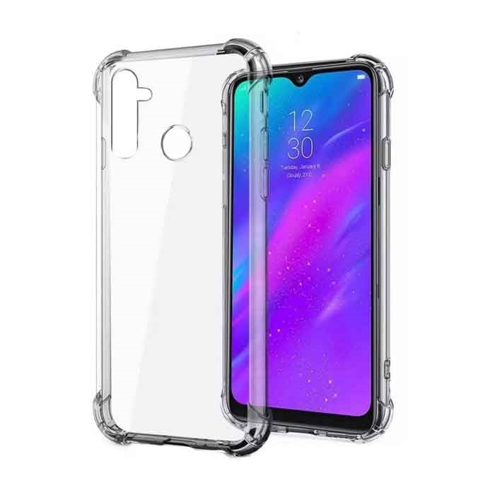 Θήκη Πλάτης Σιλικόνης Anti Shock 1.5mm για Realme C3 - Χρώμα: Διάφανο