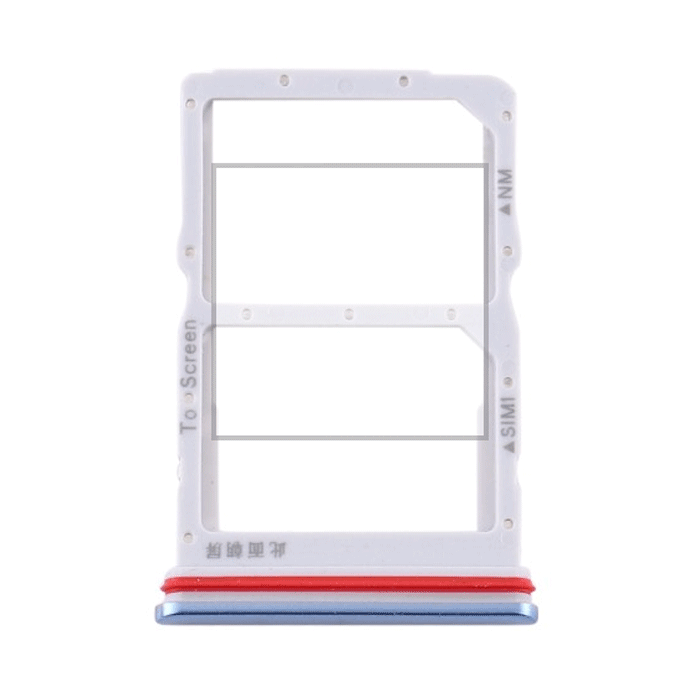 Υποδοχή Κάρτας Single SIM και SD (SIM Tray) για Huawei P40 Lite - Χρώμα: Μπλε