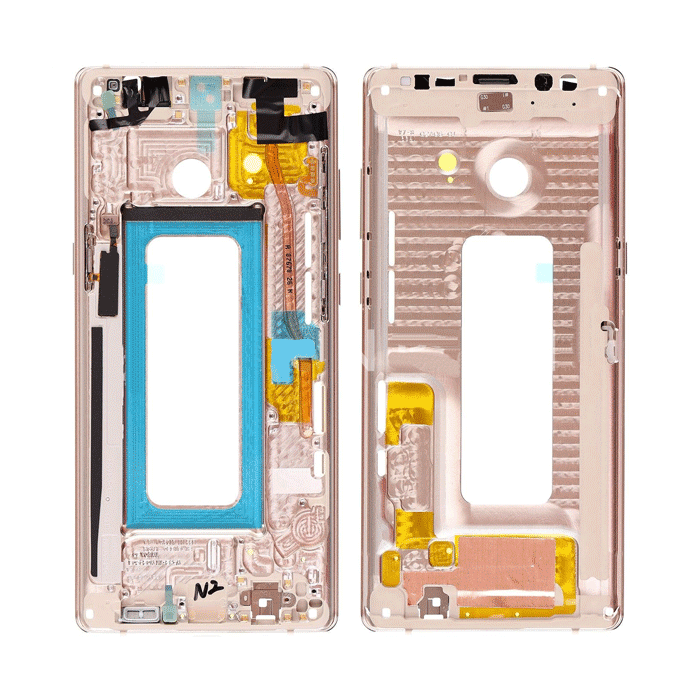 Μπροστινό Πλαίσιο Οθόνης Front LCD Frame για Samsung Galaxy Note 8 N950F - Χρώμα: Χρυσό