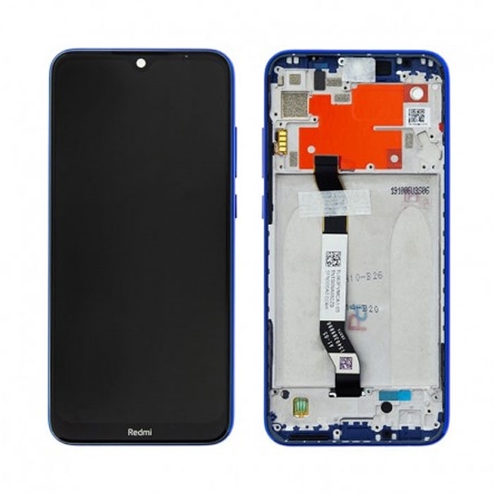 Γνήσια Οθόνη LCD με Μηχανισμό Αφής και Πλαίσιο για Xiaomi Redmi Note 8T 5600030C3X00 (Service Pack) - Χρώμα: Μπλε