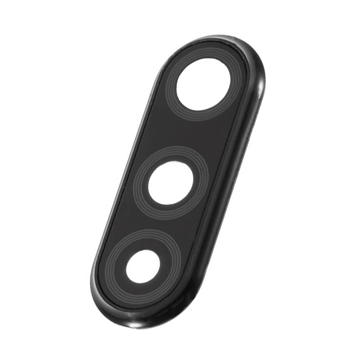 Τζαμάκι κάμερας (camera lens) με Πλαίσιο για Huawei P30 Lite / Nova 4e - Χρώμα: Μαύρο