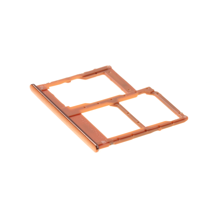 Γνήσια Υποδοχή Κάρτας Dual SIM και SD (SIM Tray Card Holder) για Samsung Galaxy A40 A405 GH98-44303D - Χρώμα: Κoραλι