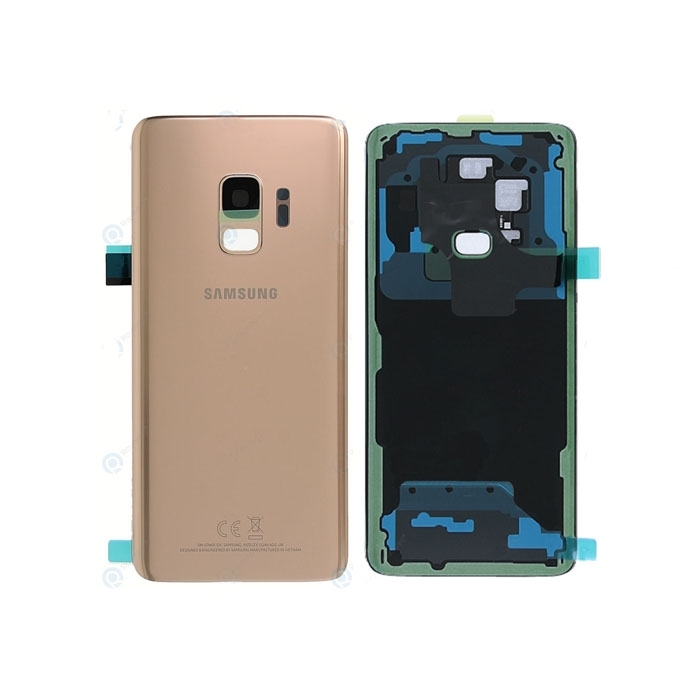 Γνήσιο Πίσω Καπάκι με Τζαμάκι Κάμερας για Samsung Galaxy S9 G960F Duos GH82-15875Ε - Χρώμα: Χρυσό