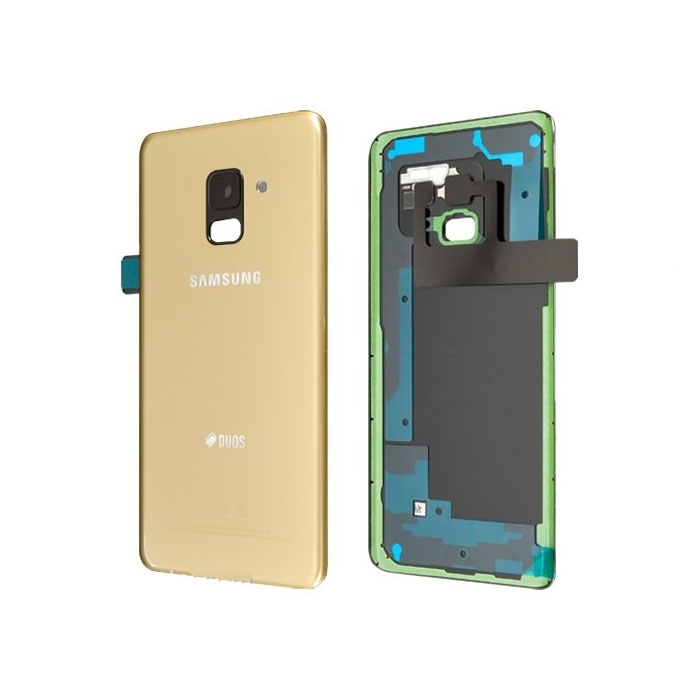 Γνήσιο Πίσω Καπάκι με Τζαμάκι Κάμερας για Samsung Galaxy A8 2018 A530F (Service Pack) GH82-15557C - Χρώμα: Χρυσό