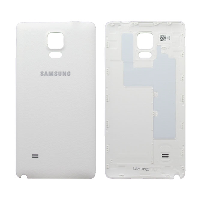 Γνήσιο Πίσω Καπάκι για Samsung Galaxy Note 4 N910F GH98-34209Α - Χρώμα: Λευκό