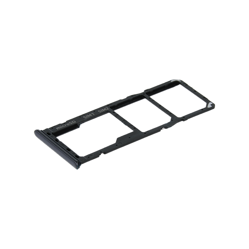 Γνήσια Υποδοχή Κάρτας Dual SIM και SD (SIM Tray Card Holder) για Samsung Galaxy A50 A505F GH98-43922Α - Χρώμα: Μαύρο