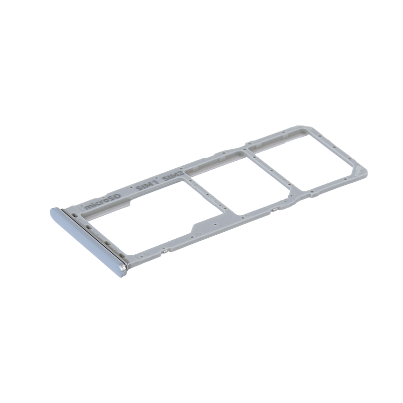 Γνήσια Υποδοχή Κάρτας Dual SIM και SD (SIM Tray Card Holder) για Samsung Galaxy A50 A505F GH98-43922Β - Χρώμα: Λευκό